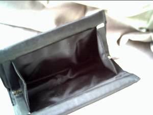 Purse/Black Satin Evening Clutch