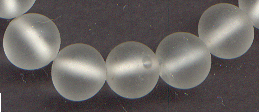 Necklace/Choker/Frosted Blown Glass Bead