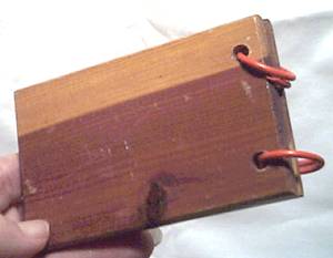 Souviner/ Osarks Cedarwood Autograph Book