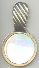 Vanity Item(s)/Purse Mirror/Estee Lauder Premium/Gold Molded Plastic
