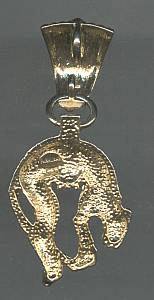 Pendent/Designer/ParkLane Leopard W/Clear Rhinestones