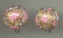 Earrings/Screwbacks/Lampworked Button Beads
