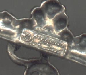 Brooch/Designer/Cini/Sterling/Zodiac/Libra