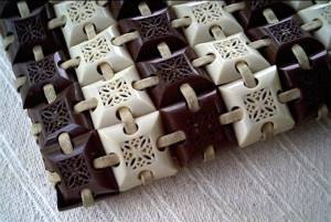 Purse/Clutch/Circa 1940's-Plastic Tile