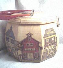 Purse/Wood/8 Sided
