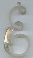 Brooch/Clear Lucite Initial