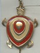 Pendent/Designer/ART Articulated/Enameld Turtle