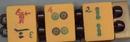 Bracelet/Deep Butterscotch Bakelite Mah Jong