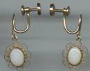 Earrings/Designer/Carla/Screwbacks/GF W/Opals