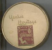 Vanity Item(s)/Yankee Heritage Cardboard Face Powder Box