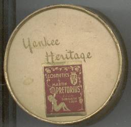 Vanity Item(s)/Yankee Heritage Cardboard Face Powder Box
