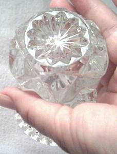 Vase/Minature/Lead Crystal Zajecar/Made in Yogoslavia
