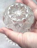 Vase/Minature/Lead Crystal Zajecar/Made in Yogoslavia