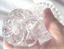 Vase/Minature/Lead Crystal Zajecar/Made in Yogoslavia