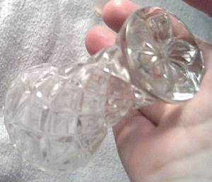 Minature Zajecar Lead Crystal Vase/Made in Yogoslavia