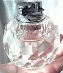 Smoking Items/Faceted/Round Glass Table Lighter