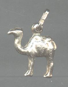 Charm/Cast Standing Camel/Bail Marked Sterling
