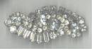 Brooch/C.1965 Lg. Clear Rhinestone