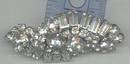 Brooch/C.1965 Lg. Clear Rhinestone