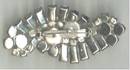 Brooch/C.1965 Lg. Clear Rhinestone