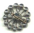 Brooch/Small C. 1950's Round Rhinestone Scatter Pin