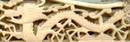 Purse/Carved Ivory or Bone Handled/Crocheted