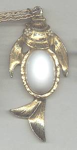 Necklace/Designer/Hattie Carnegie Figural Coi Fish