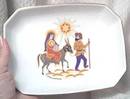 Porcelain/Kaiser W. Germany Christmas Dish Barbara Furstenhofer Signed Design