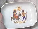 Porcelain/Kaiser W. Germany Christmas Dish Barbara Furstenhofer Signed Design
