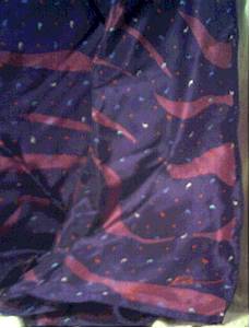 Scarf/Anne Klien for Color Plus Purple Silk