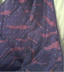 Scarf/Anne Klien for Color Plus Purple Silk