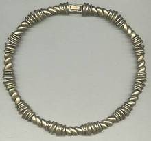 Necklace/Choker/C.1970 Heavy Goldtone Link