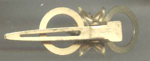 Hair Ornament/Clip/GT W/AB R/S Flower Center