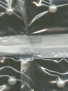 Cultured Pearls/4-6MM Drilled/Mounted & Sealed on Olson Electronic Cards
