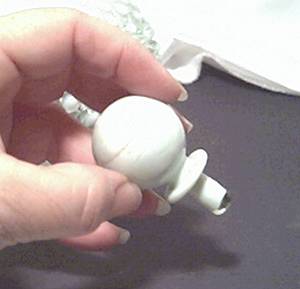 Perfume Bottle/W/Stopper/French Opalescent Hobnail