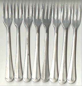 Metalware/Forks/8-Washinton Forge Spirit of America Cocktail/Seafood
