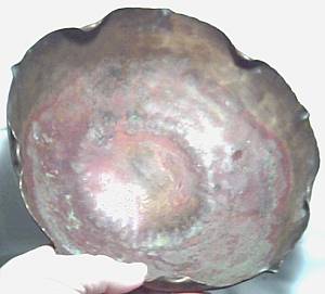Metalware/Craftsmen Inc. Hand Hammered Copper Bowl