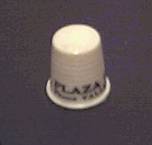 Thimble/Advertising/Plastic Plaza Cleaners