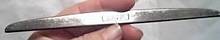 Vanity Item(s)/Webster Co. Sterling Comb Holder/Has Monogram WRM