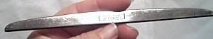 Vanity Item(s)/Webster Co. Sterling Comb Holder/Has Monogram WRM