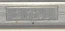 Vanity Item(s)/Webster Co. Sterling Comb Holder/Has Monogram WRM