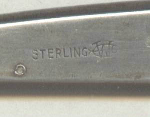 Vanity Item(s)/Webster Co. Sterling Comb Holder/Has Monogram WRM