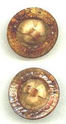 Button(s) Confettie Lucite Floral W/Shank (2)