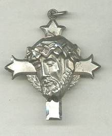 Religious/Pendent/Cross/Crucified Christ Head