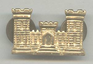 Militaria/Army Corps of Engineers Emblem Pin