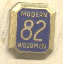 Service Pin(s)/Lapel Pin/Modern 82 Woodmen