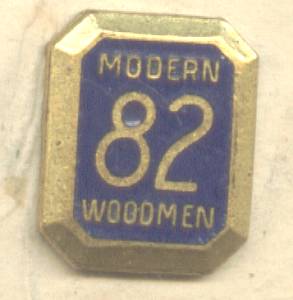Service Pin(s)/Lapel Pin/Modern 82 Woodmen