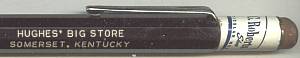Advertising/Mechanical Pencil/Black/Hughes' Big Store