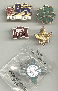 Souvenir/Place Tack Pins/5 Pins