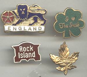 Souvenir/Place Tack Pins/5 Pins